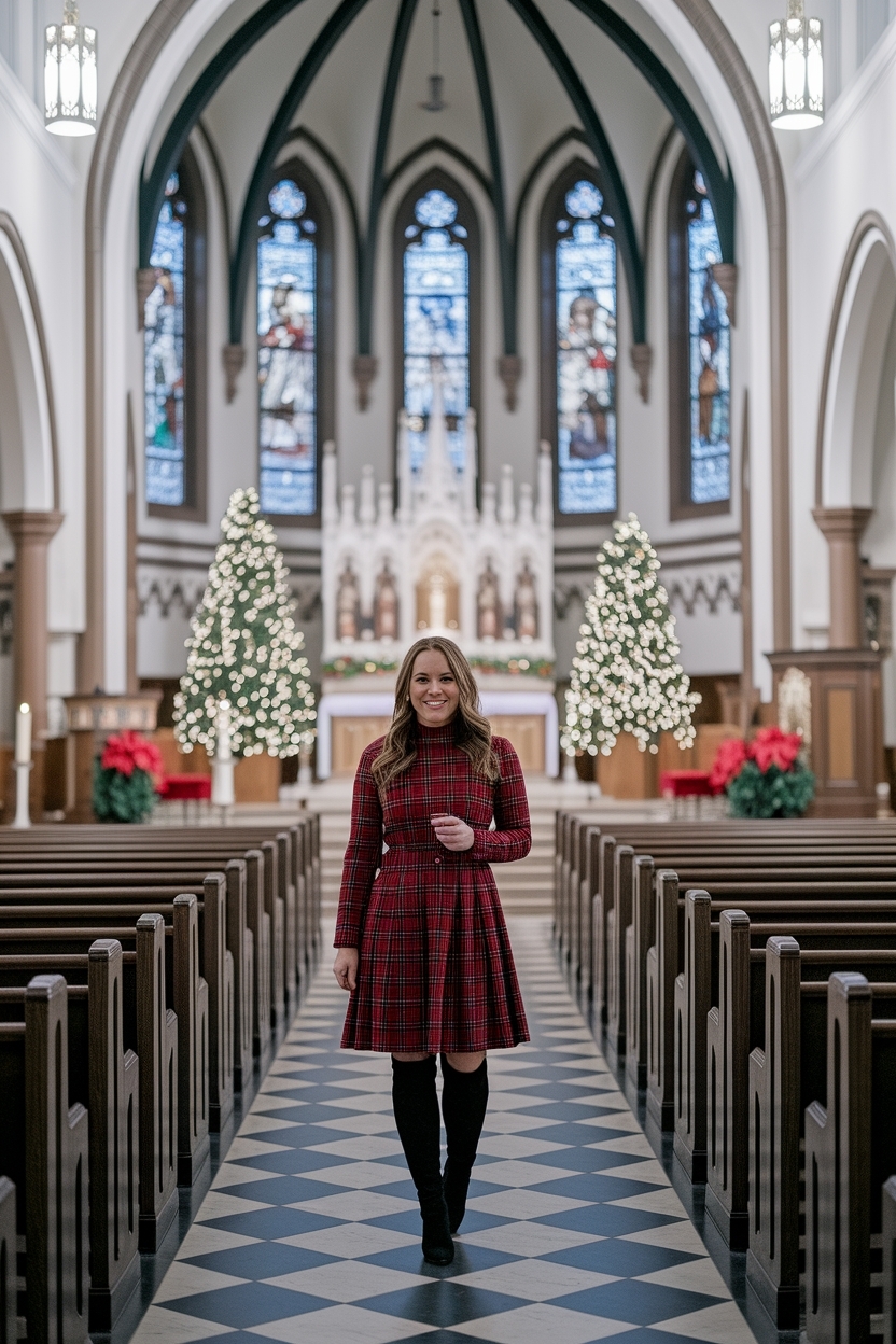 Essential Christmas Outfit for Church This Season outfit idea