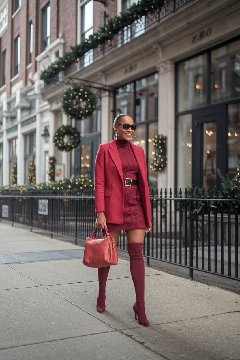Christmas Outfit Ideas for Black Women: Bold and Beautiful outfit idea