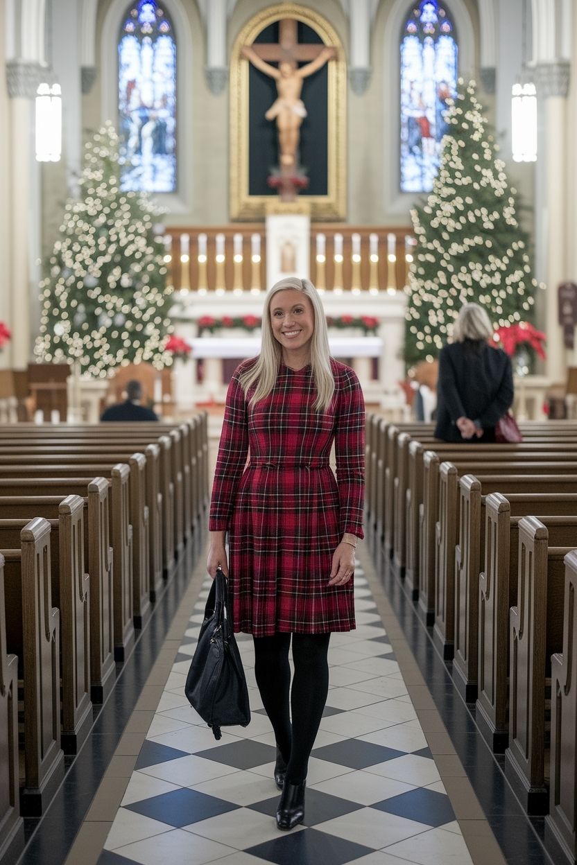 Charming Christmas Sunday Outfit Church Ideas outfit idea