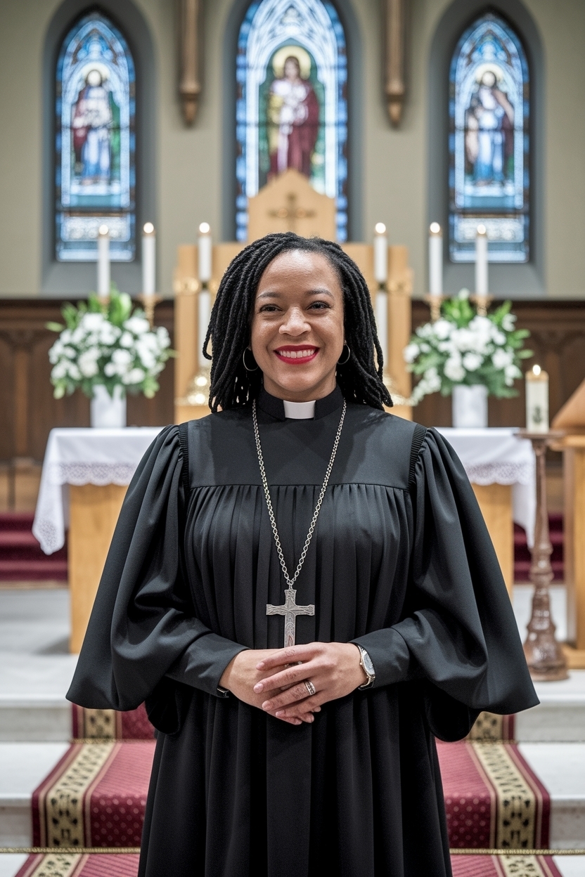 18. Fresh Church Outfit Black Women Green Highlights outfit idea