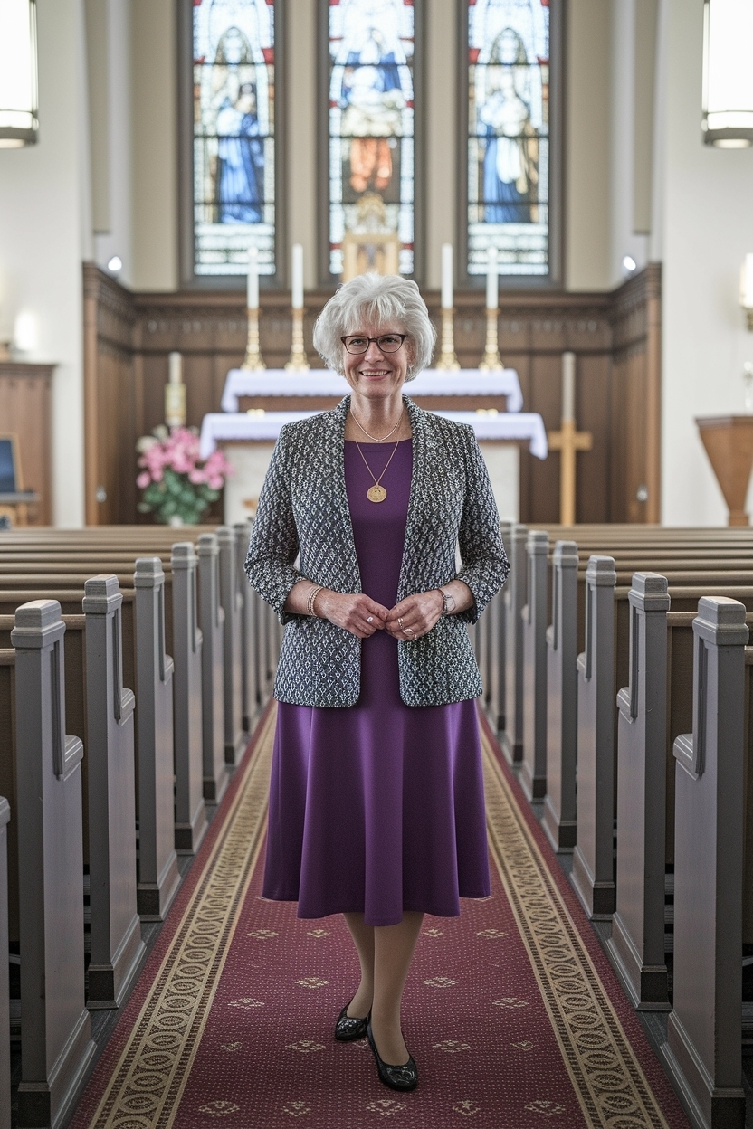 Church Outfit for Women Over 50: Elegant Selections outfit idea