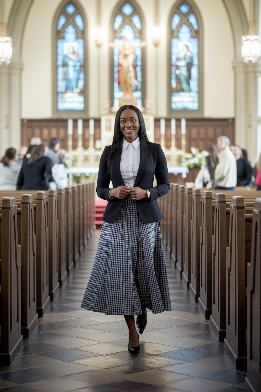 Unique Church Outfit Idea for Black Women outfit idea