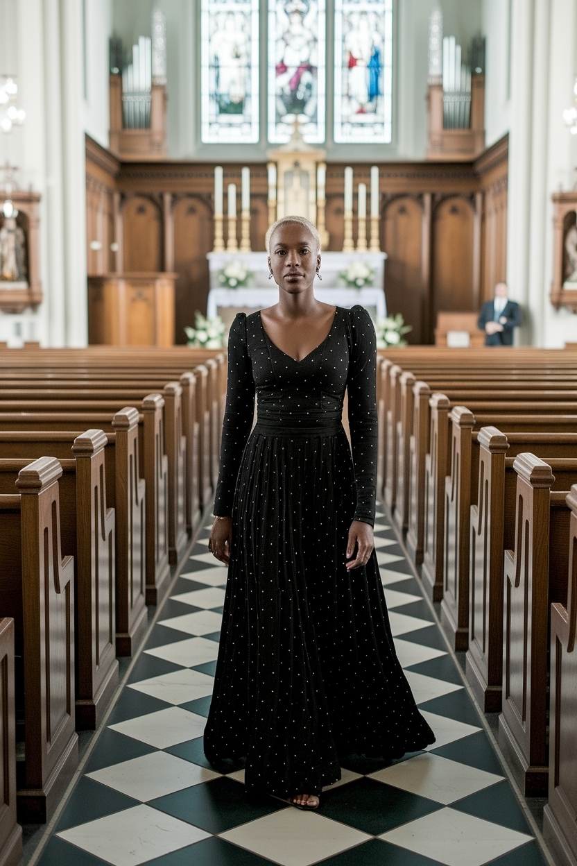 Church Wedding Guest Outfit Black Women: Elegant and Chic Ideas outfit idea