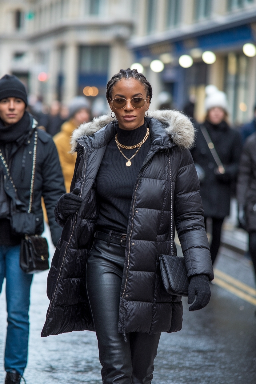 Stylish Club Outfits Black Women Winter for Every Occasion outfit idea