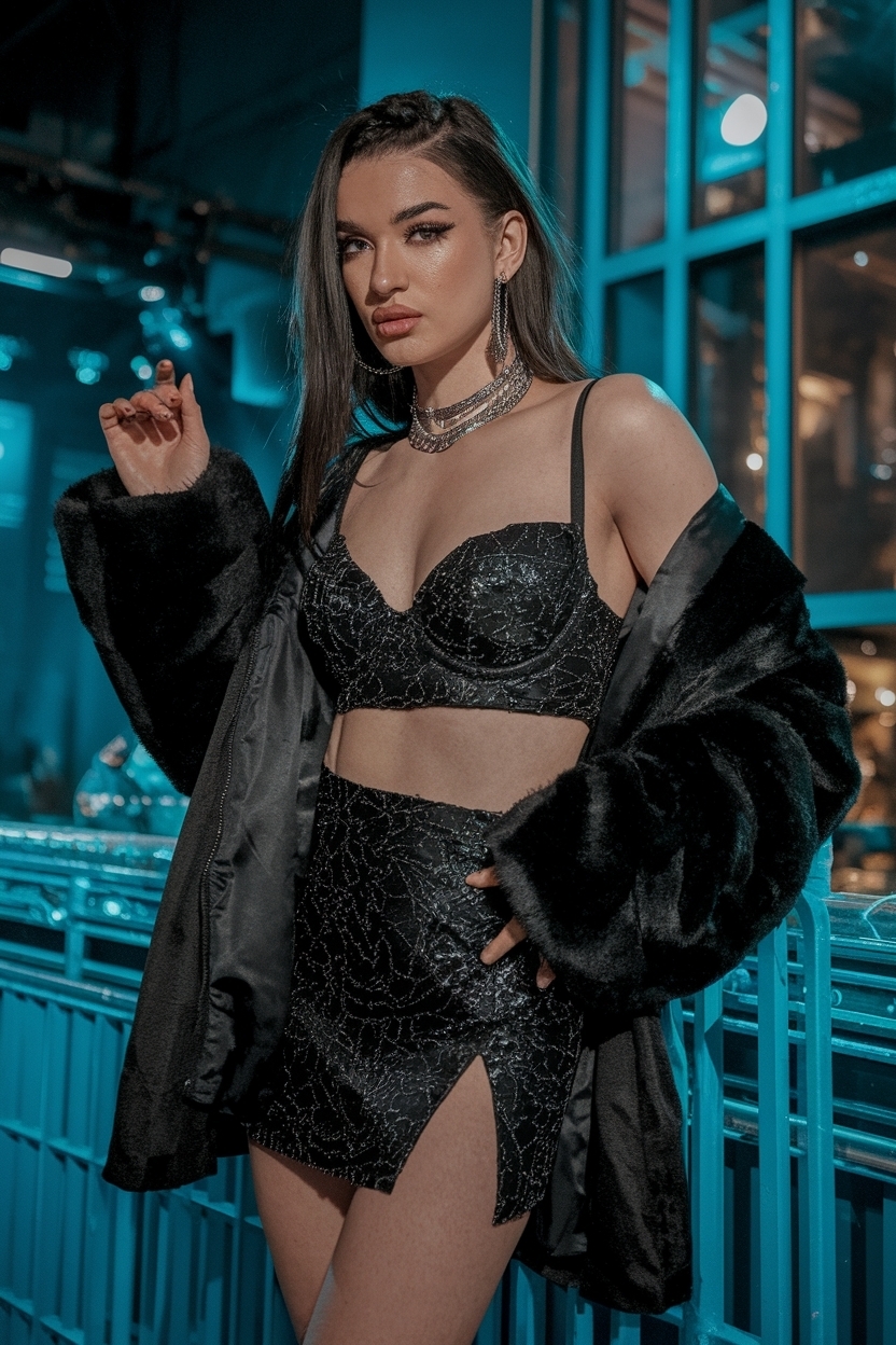 Bold Club Outfits for Women Night Baddie Black Styles outfit idea