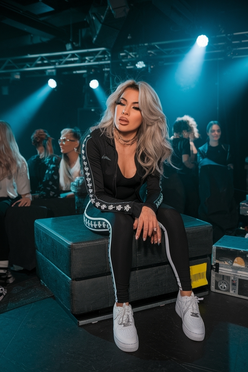 Comfortable Club Outfits for Women Night Baddie Leggings outfit idea