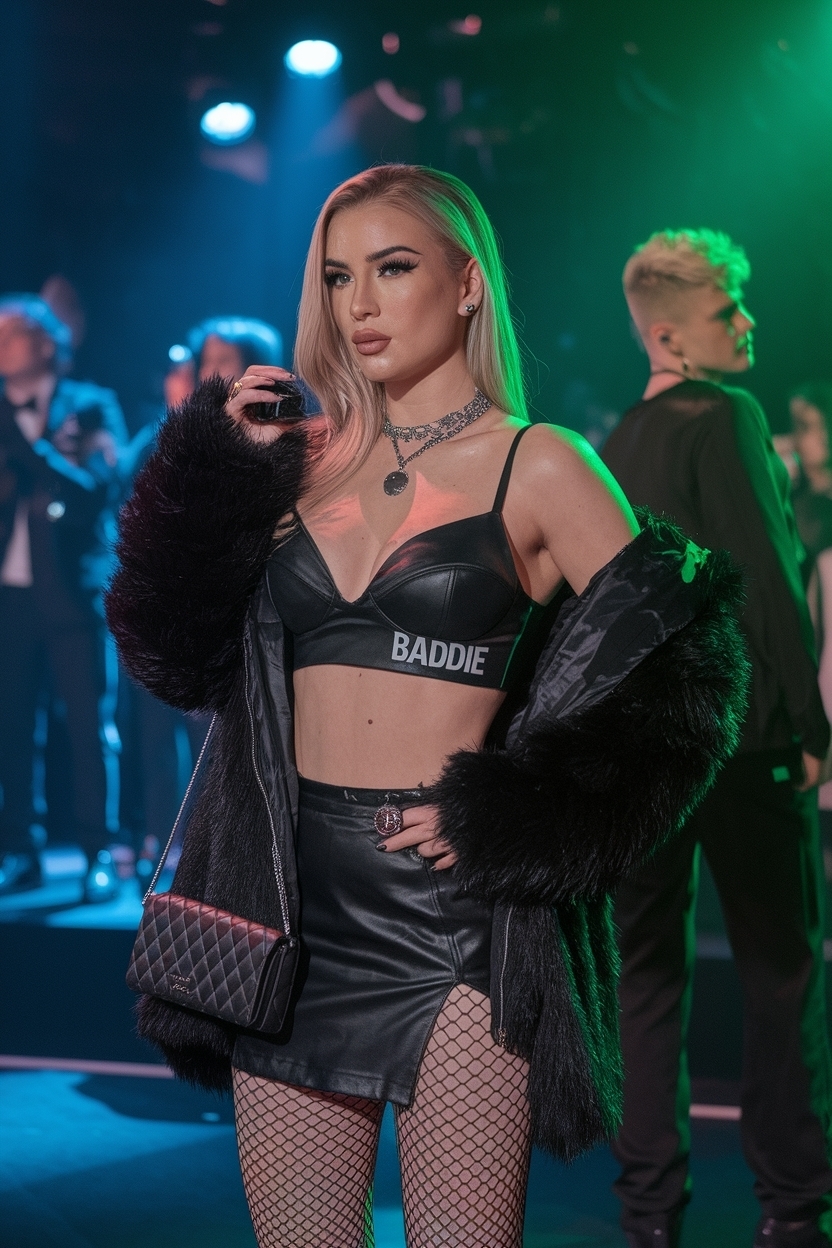 Trendy Club Outfits for Women Night Baddie Looks outfit idea