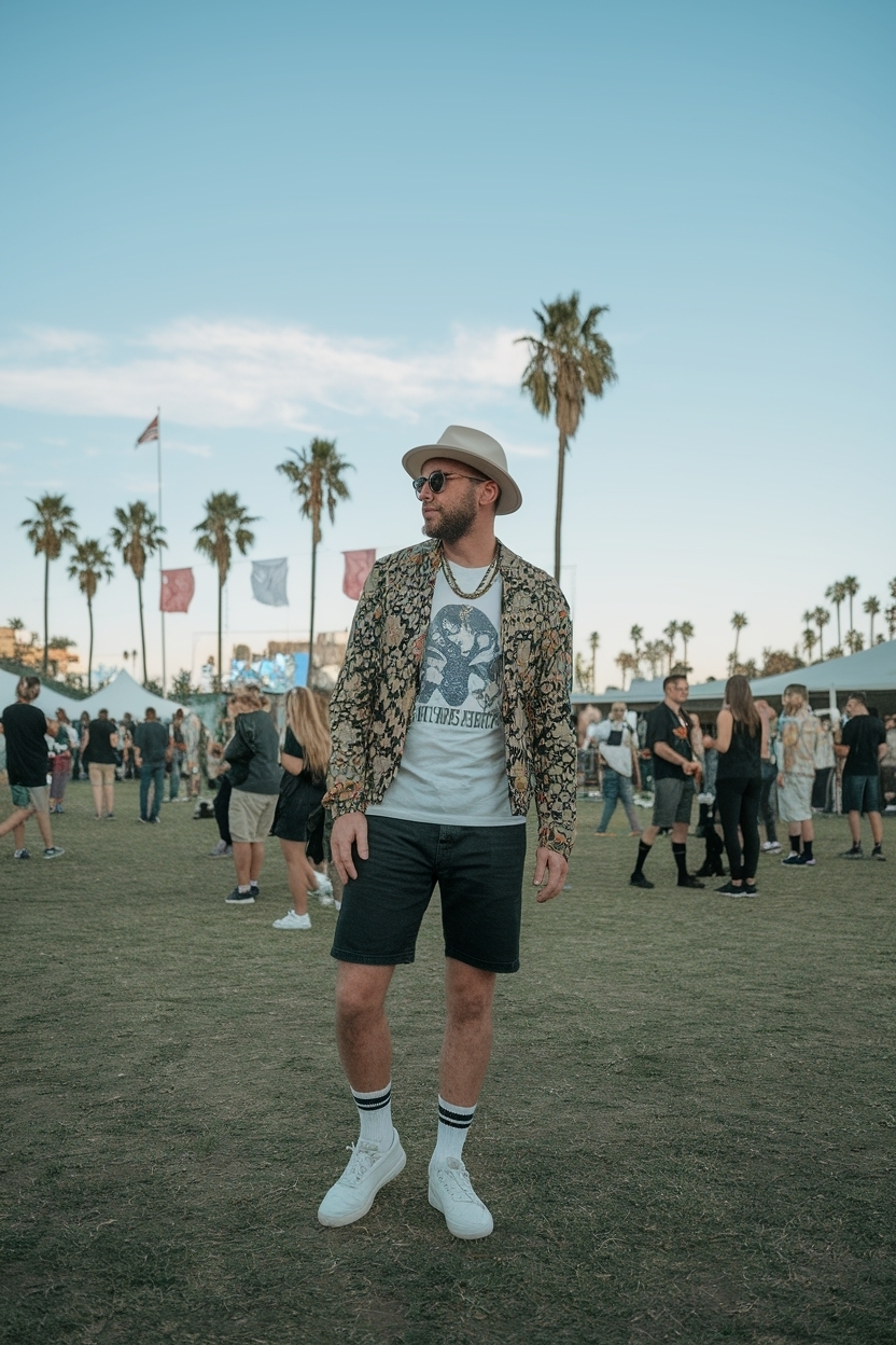 Coachella Outfit Men Festival Fashion to Stand Out This Year outfit idea