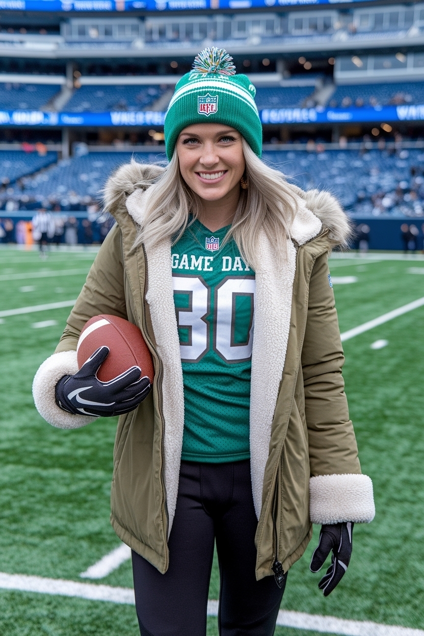 Cold Game Day Outfit Football: Dress for the Chill outfit idea