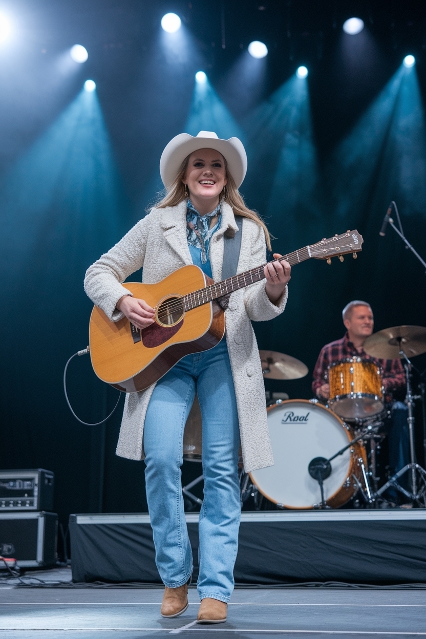 Cold Weather Country Concert Outfit: Fashion Meets Function outfit idea