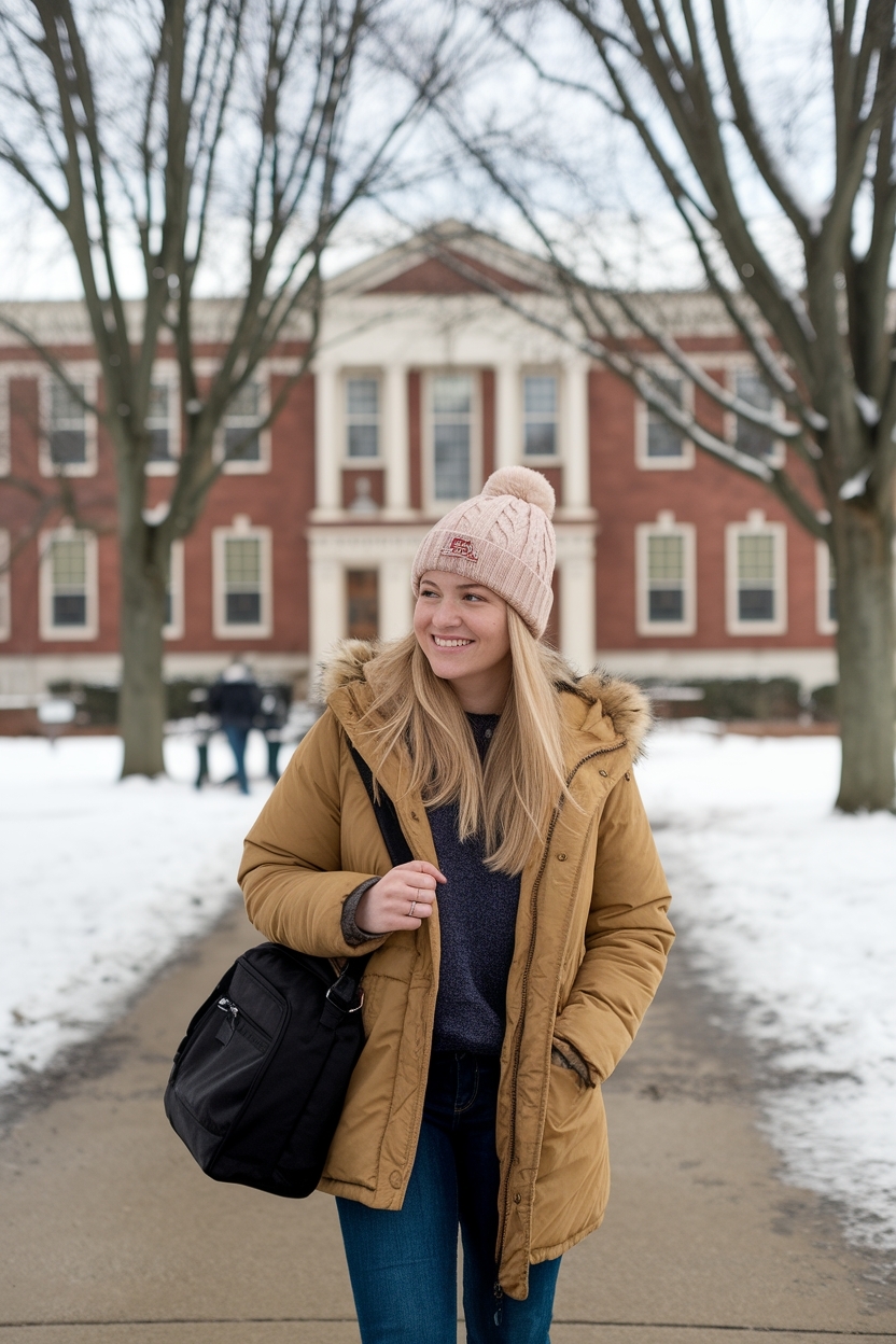 College Winter Outfits Student: Stay Stylish and Warm outfit idea
