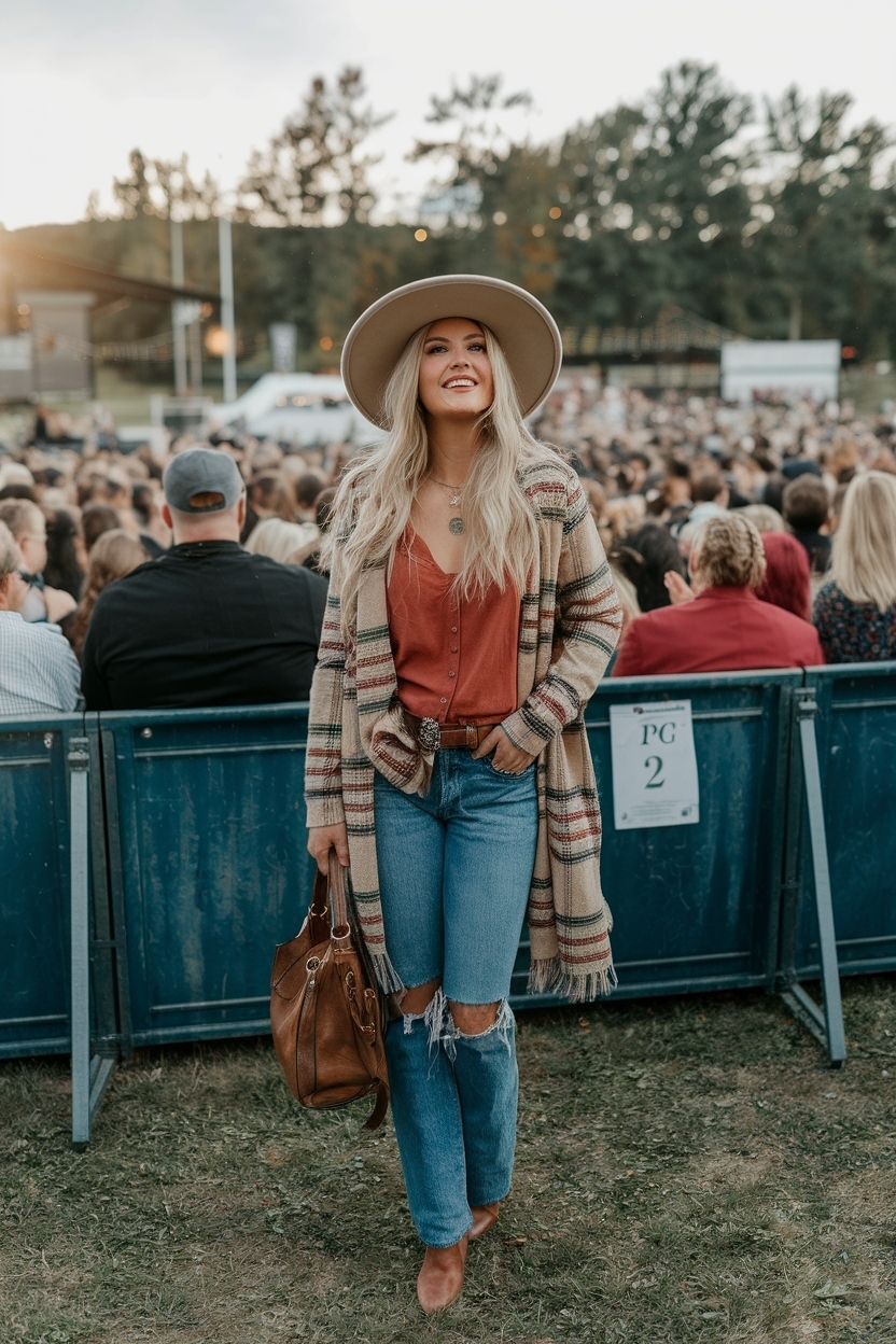 Country Concert Outfit Ideas Fall: Embrace the Season outfit idea
