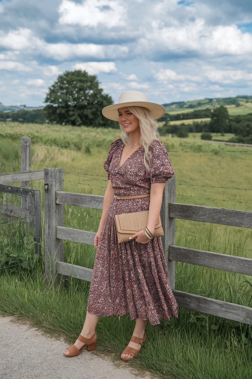 Country Side Dress to Impress Outfit for Rural Charm outfit idea