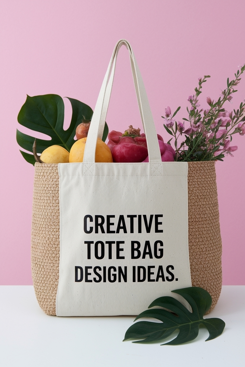 Creative Tote Bag Design Ideas to Stand Out This Season outfit idea