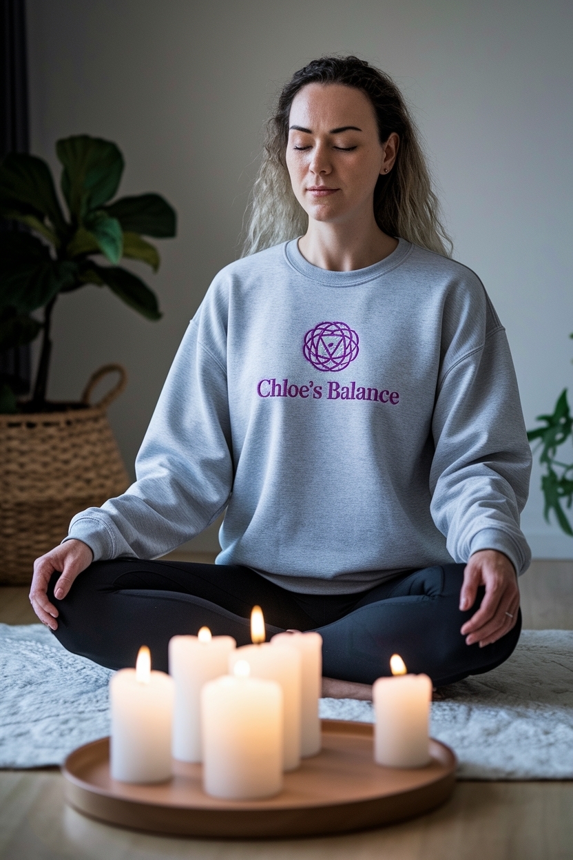 Custom Chakra Balance Crewneck: Find Your Inner Peace outfit idea