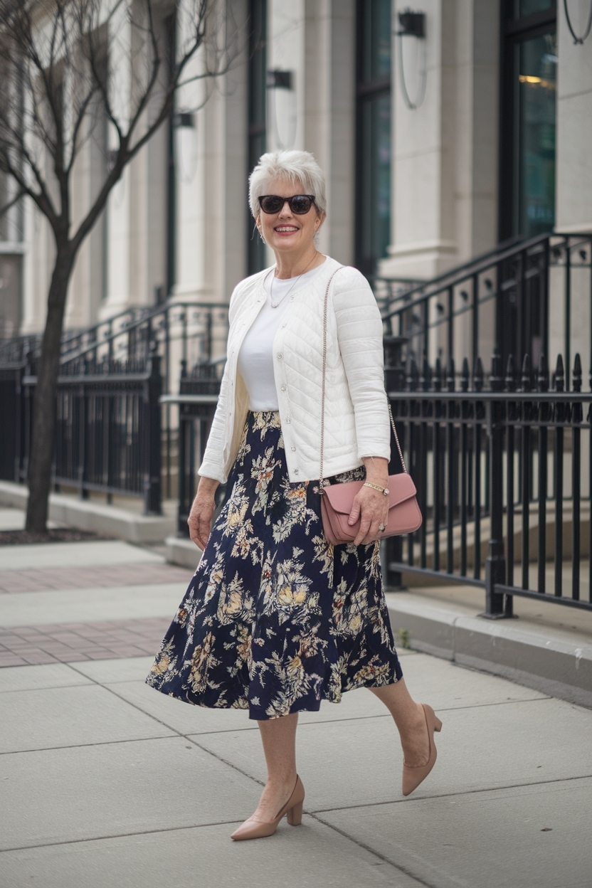 Cute Spring Outfits for Women Over 50 to Try outfit idea