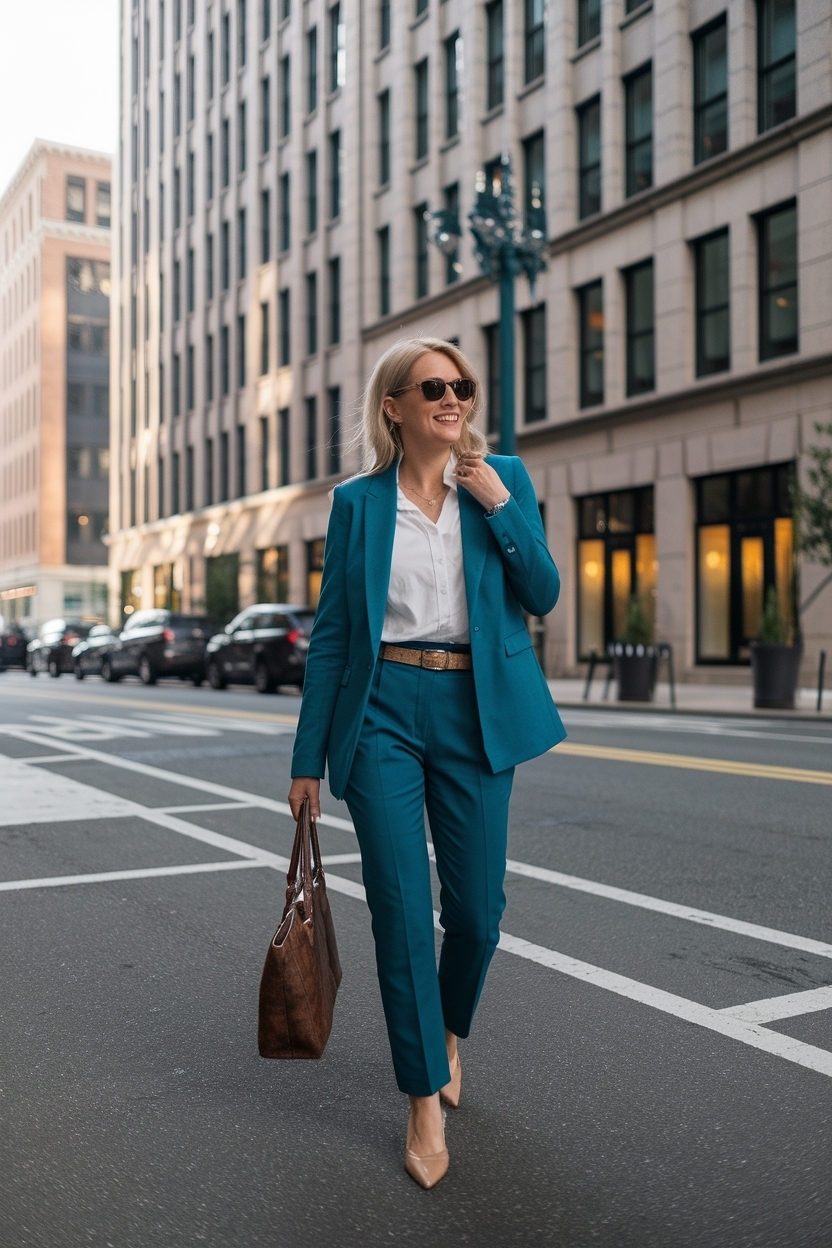 Cute Work Outfits Business Casual to Brighten Your Day outfit idea