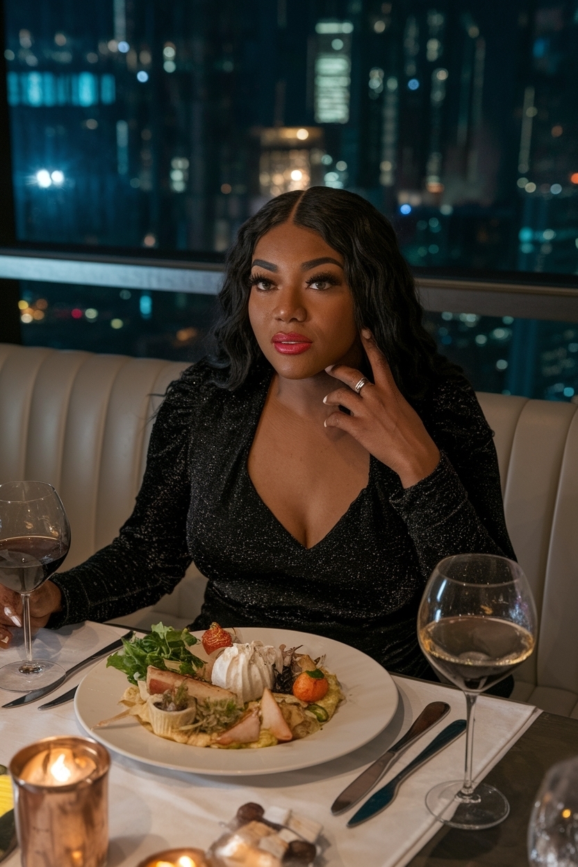 Dinner Date Night Outfit Black Woman: Style Inspiration outfit idea