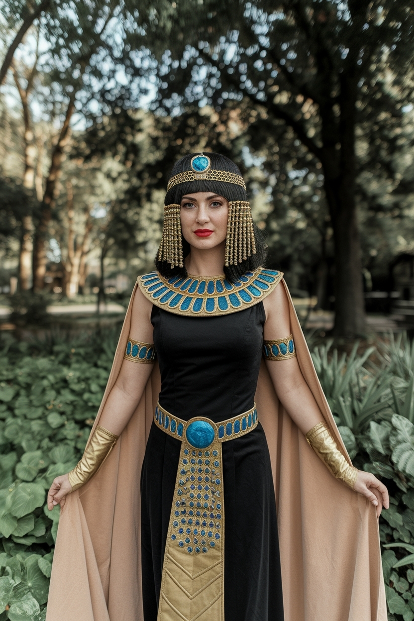 DIY Cleopatra Halloween Costume: Step-by-Step Guide outfit idea