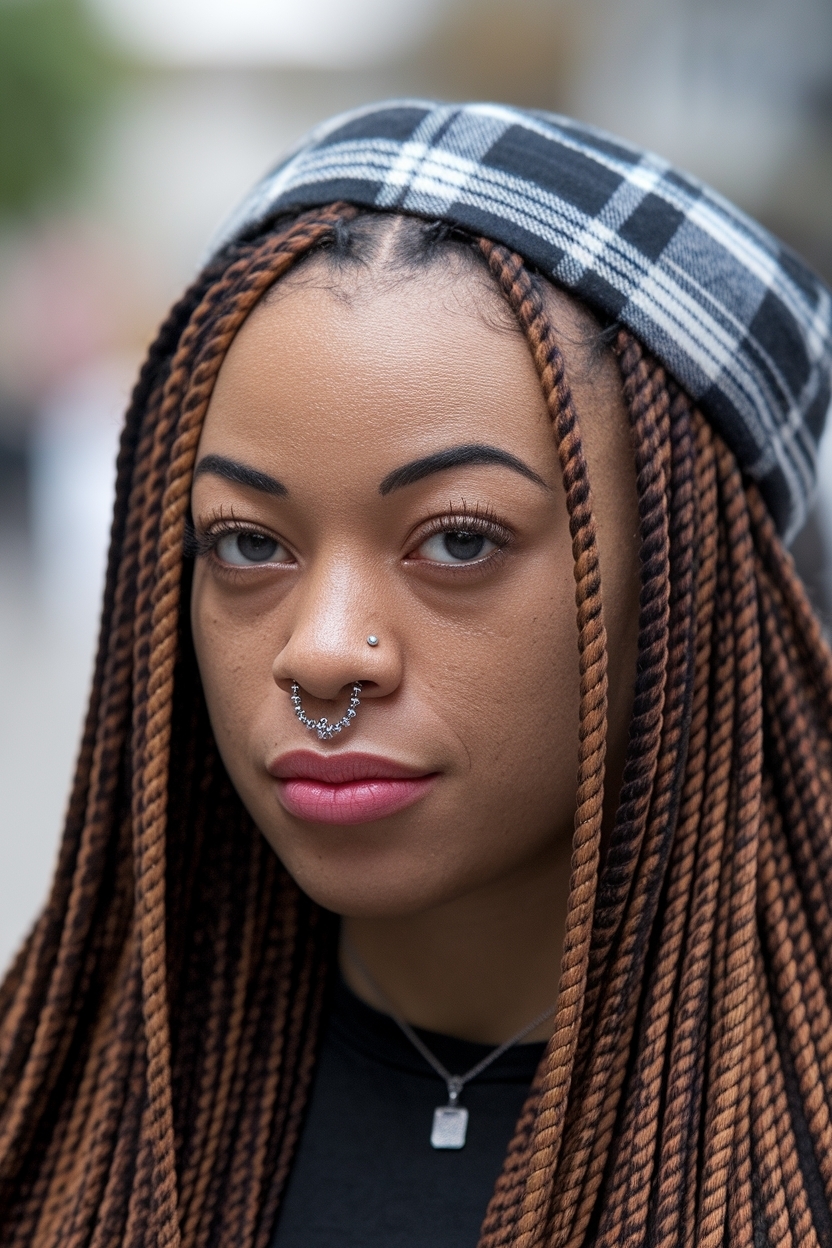 Double Nose Piercing Black Women: Unique Jewelry Options outfit idea