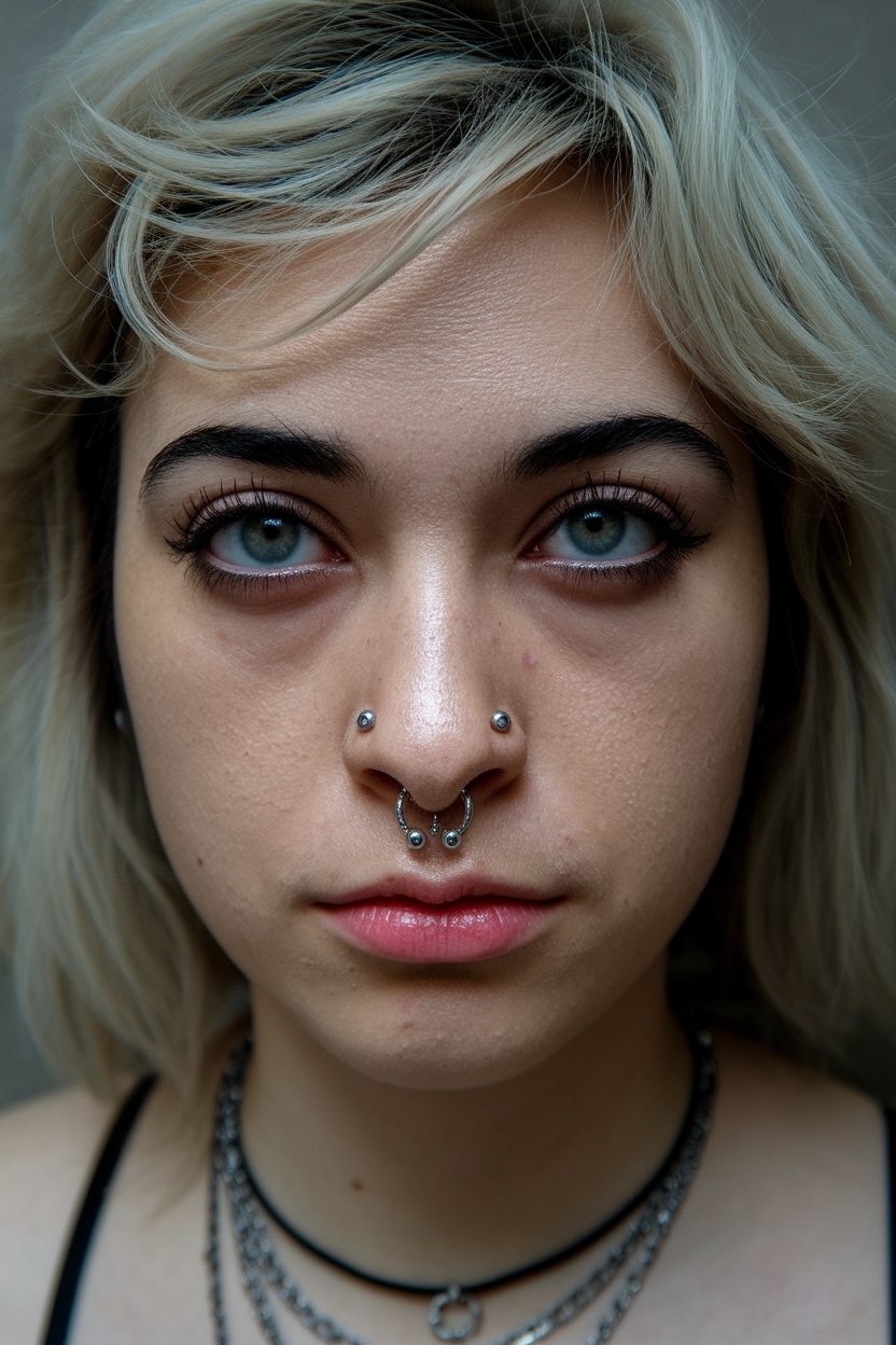 Double Nose Piercing Different Sides: What to Consider outfit idea