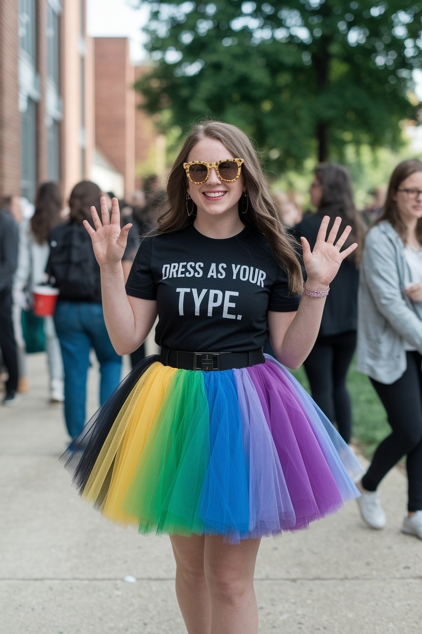 Dress as Your Type Spirit Week: Fun Fashion Tips outfit idea