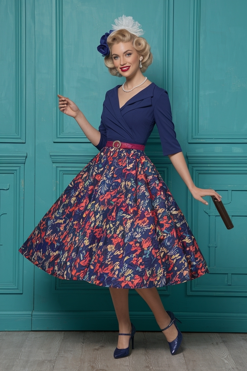 Dress to Impress 1950 Outfits: Vintage Vibes outfit idea
