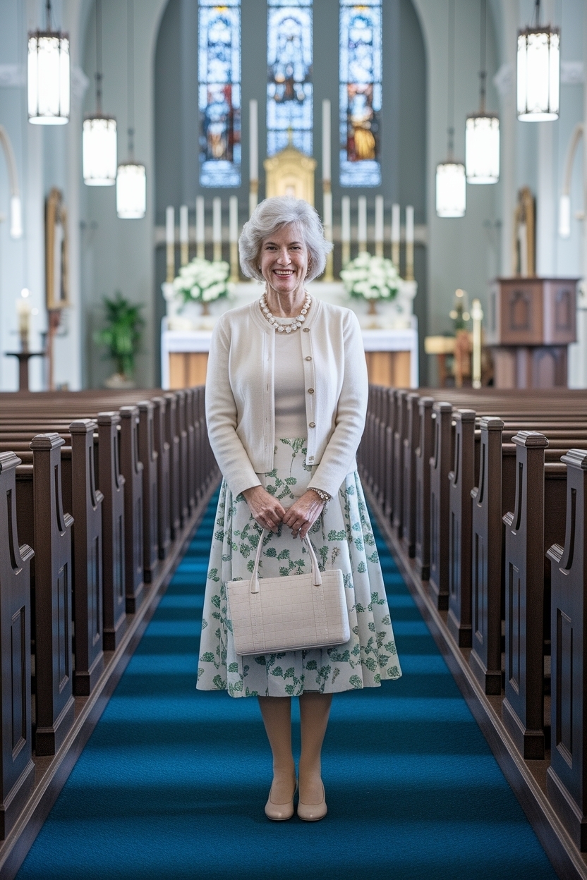 Easter Outfit Women Church Over 50: Age-Appropriate Elegance outfit idea