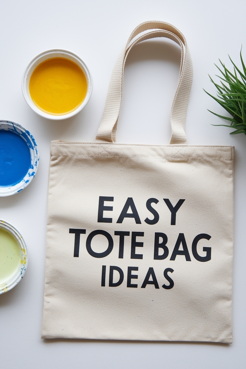Easy Tote Bag Painting Ideas for Beginners outfit idea