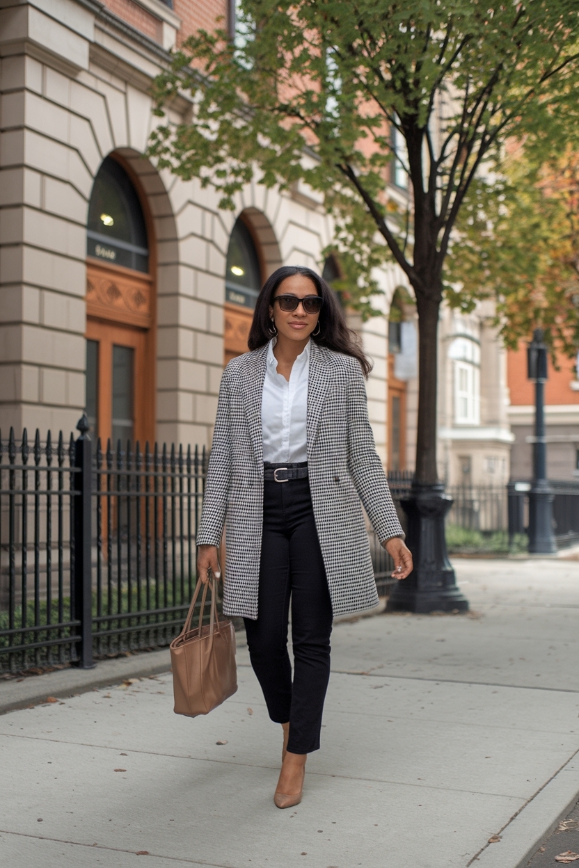 Elegant Business Casual Outfits Black Women Can Wear outfit idea