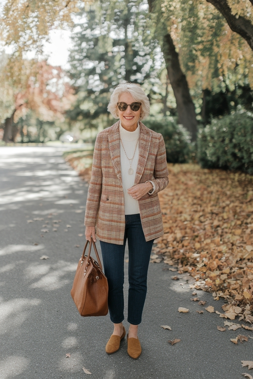 Fall Casual Outfits for Women Over 50: Effortless Style outfit idea
