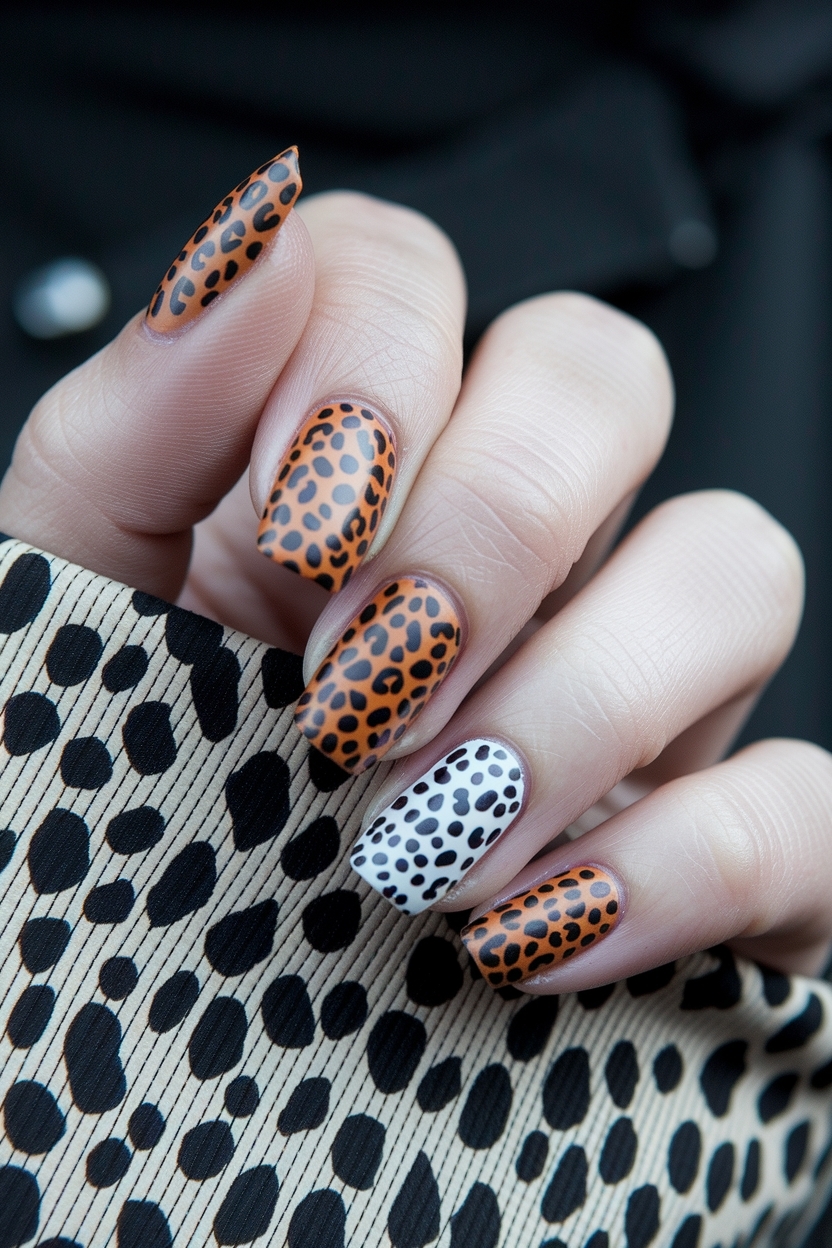 Trendy Fall Cheetah Print Nails to Try This Season outfit idea