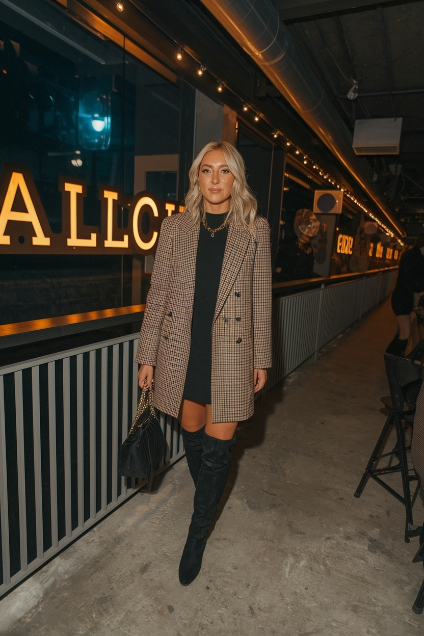 Edgy Fall Club Outfits Night Going Out Inspiration outfit idea