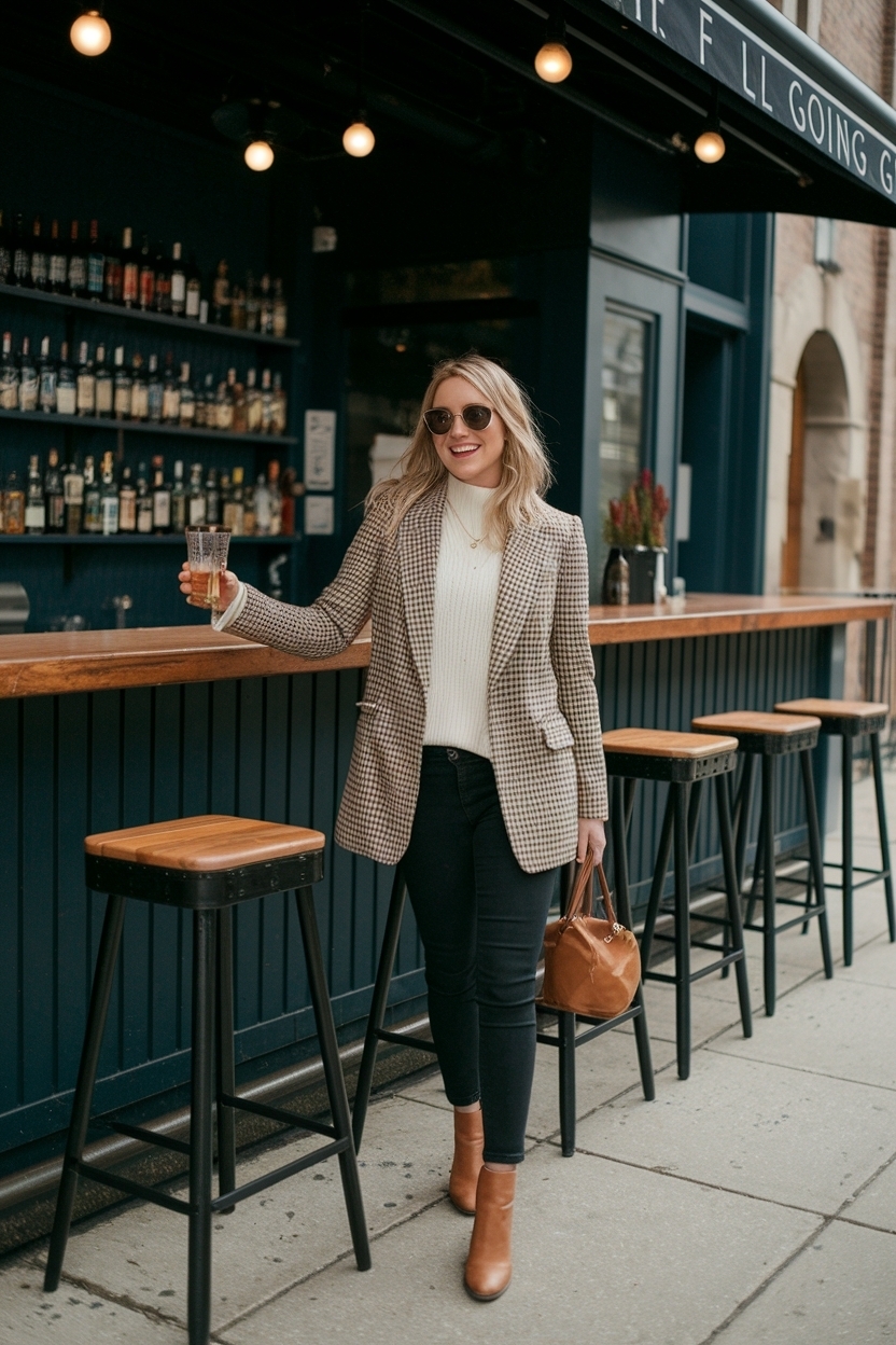 Fall Going Out Outfits Bar: Perfect for Chilly Nights outfit idea