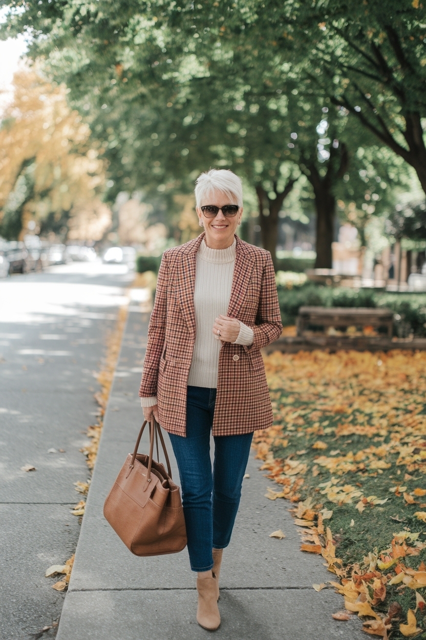 Fall Outfits for Petite Women Over 50: Flattering Choices outfit idea