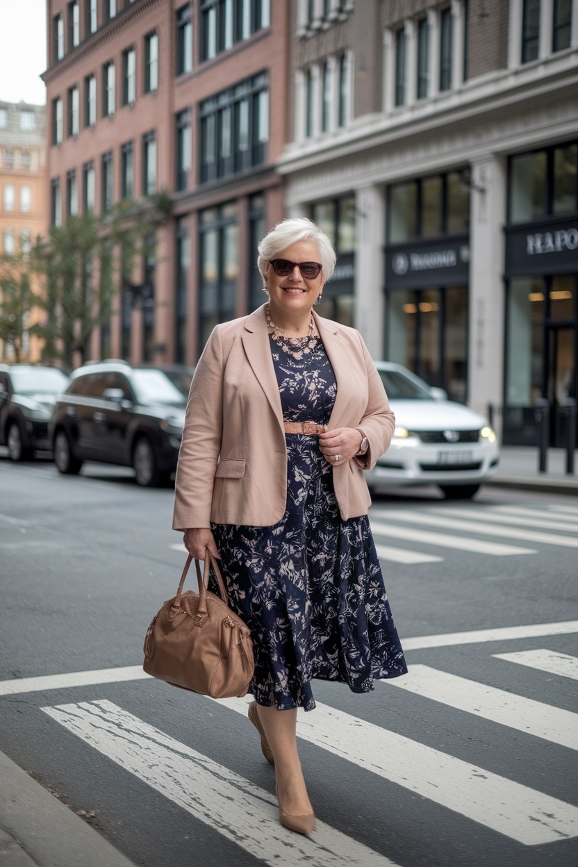 Fashion for Plus Size Women Over 60 Outfits: Stylish Picks outfit idea