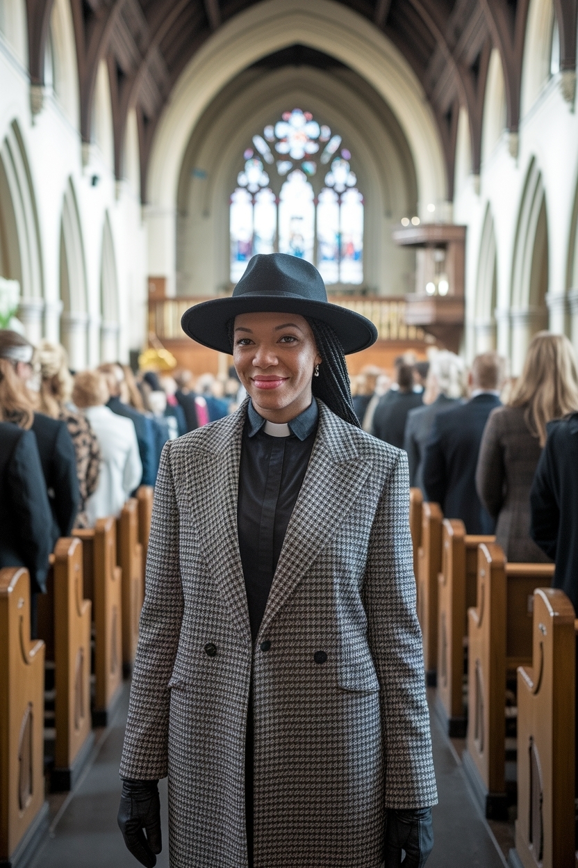 Fedora Hat Outfit Black Women Church: Trendy Accessories to Try outfit idea