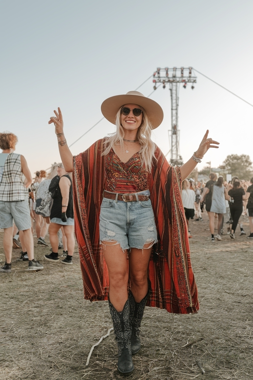 Festival Outfit Over 40 for Women: Summer Vibes outfit idea