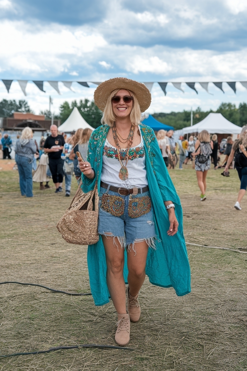Trendy Festival Outfit Women Over 30 to Stand Out outfit idea
