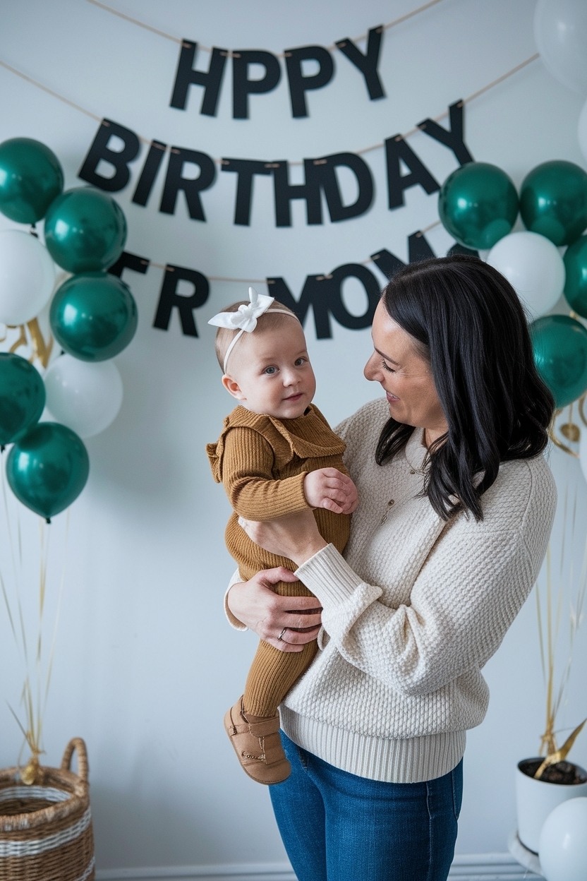 6. Memorable First Birthday Outfit for Mom: Capture the Moments outfit idea