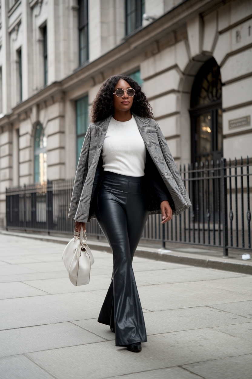 Flare Leggings Outfit Black Women: Embrace the Trend outfit idea