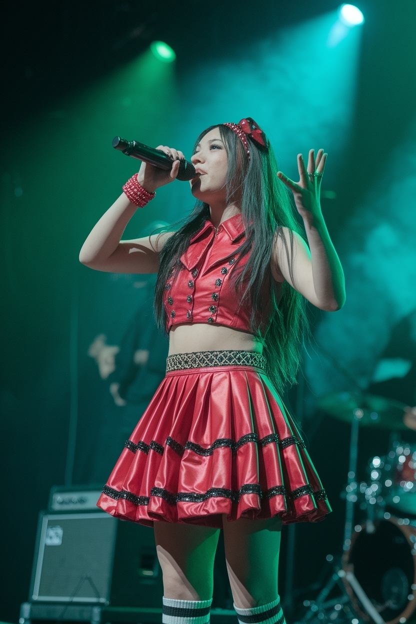 Girl in Red Concert Outfit: Stand Out in Style outfit idea