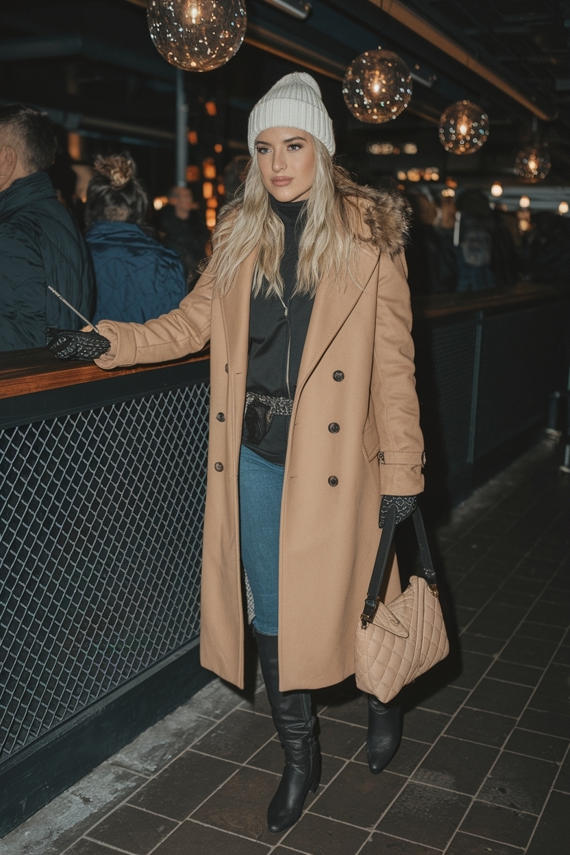 Going Out Outfits Night Club Winter for Cozy Glam outfit idea