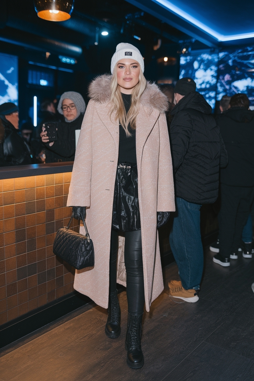 Fashion-Forward Winter Night Club Outfits for Everyone outfit idea