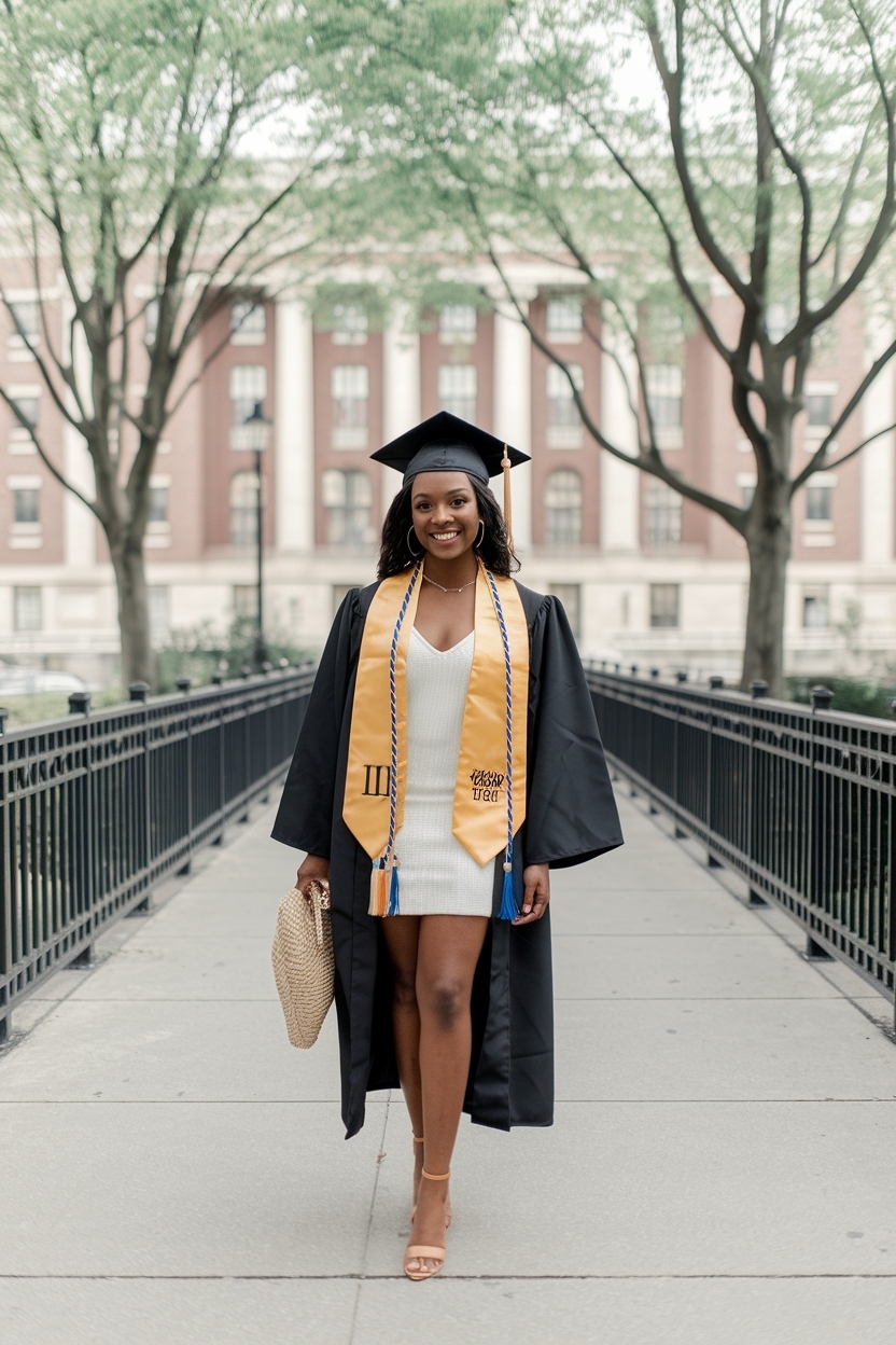 Graduation Outfit Ideas Black Women: Chic and Elegant outfit idea