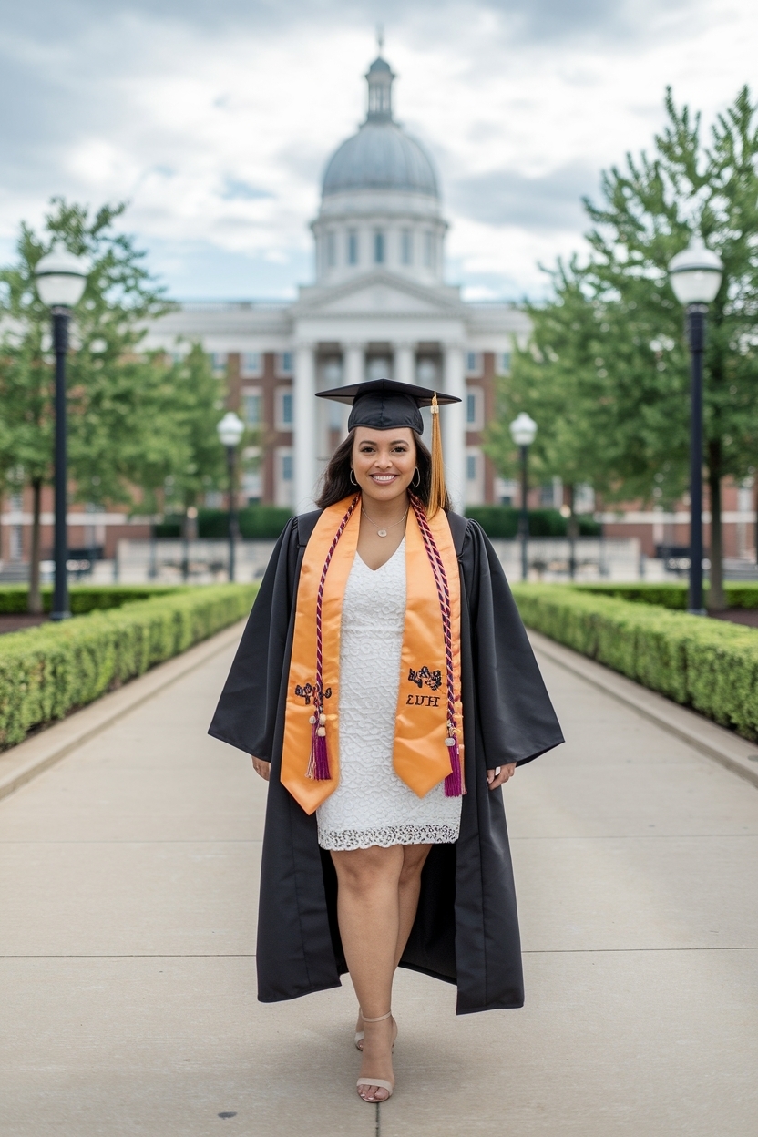 Plus Size Graduation Outfit Ideas to Celebrate You outfit idea