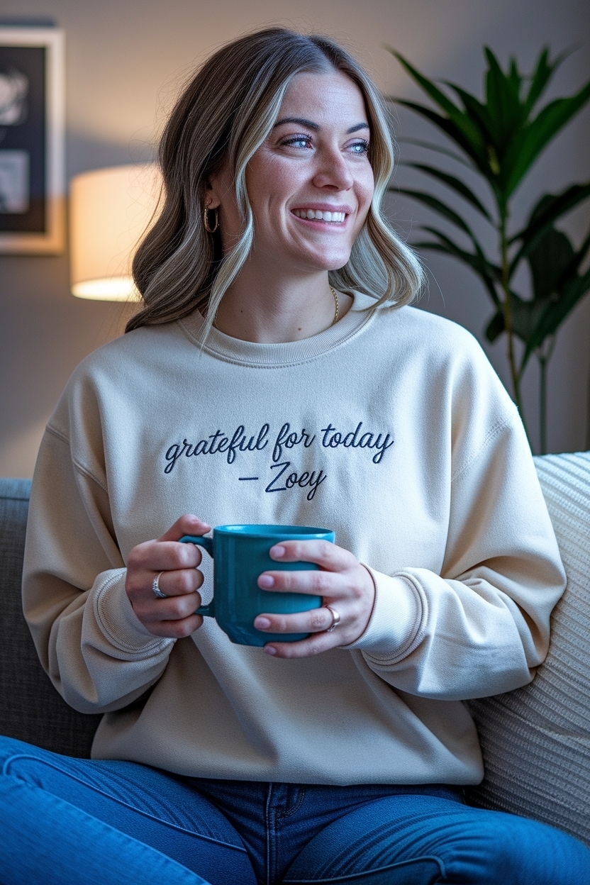 Grateful for today zoey: Embracing positivity in style outfit idea