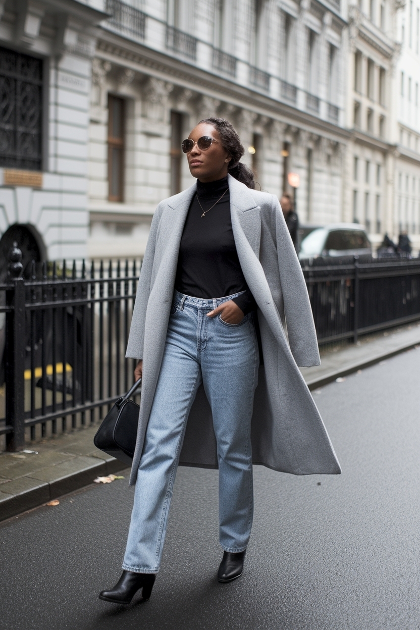 Grey Jeans Outfit Black Women: Versatile and Trendy Styles outfit idea