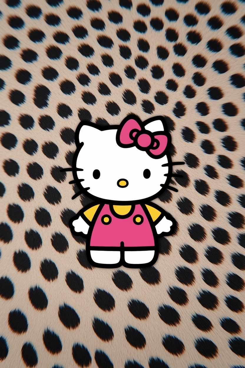 Hello Kitty Cheetah Print Wallpaper: Fun Decor Ideas outfit idea