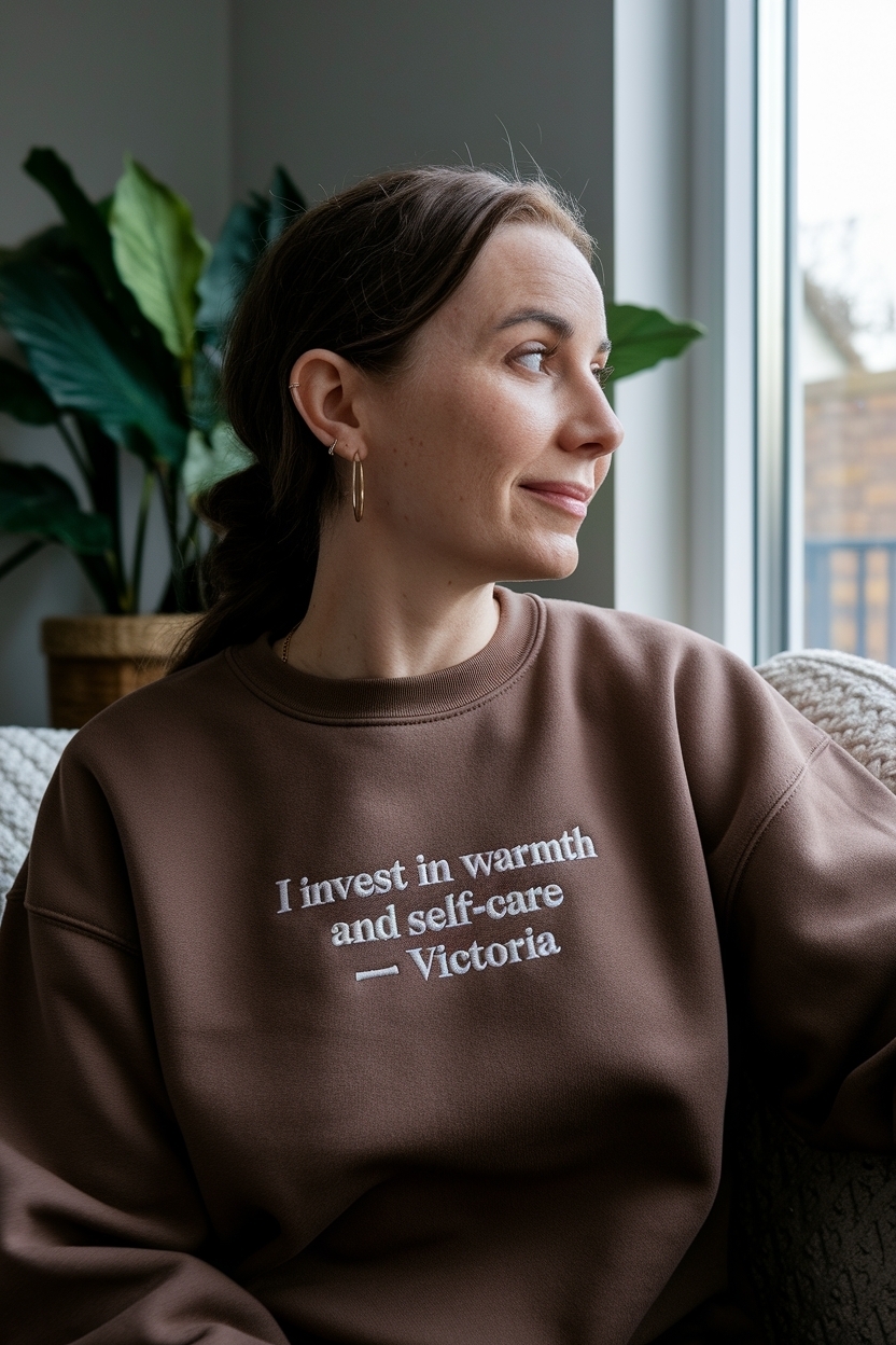 I Invest in Warmth and Self Care Victori: Cozy Outfit Ideas outfit idea